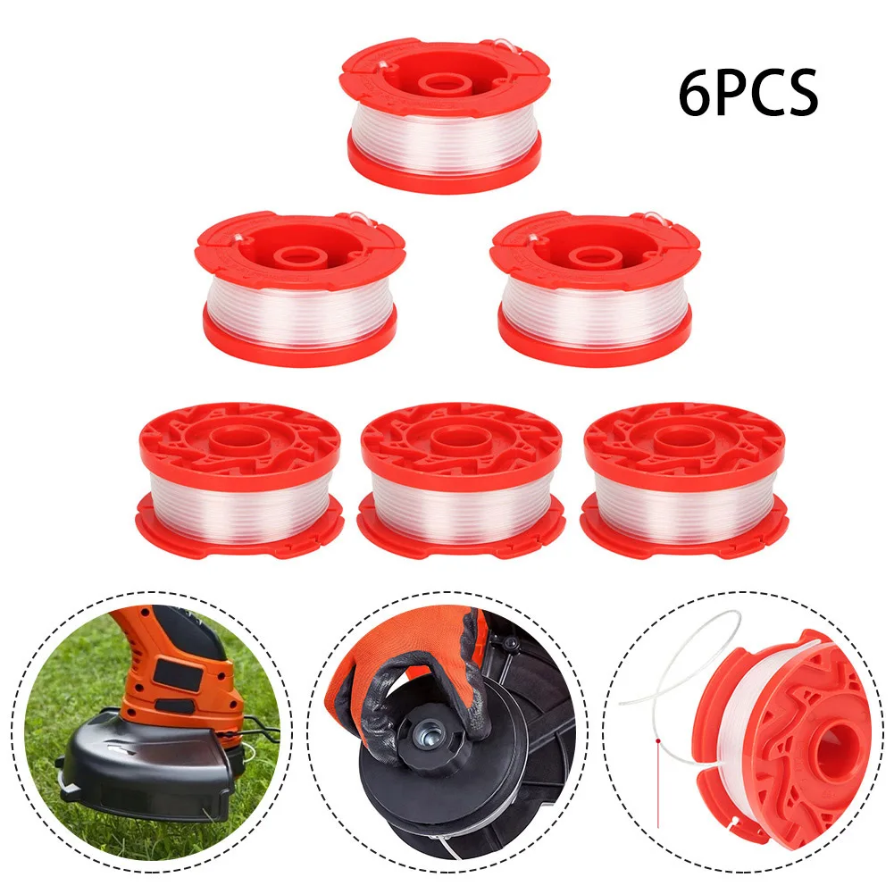 

6PCS CMZST0653 CMZST065 String Trimmer Spool Line Compatible With CMCST900 Grass Trimmer Lawn Mower Replacement Accessories
