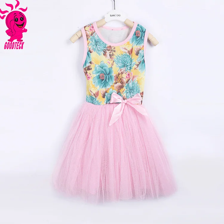 

summer short sleeve kids princess dress for girl fairy skirt cheap costume Dance Tutu