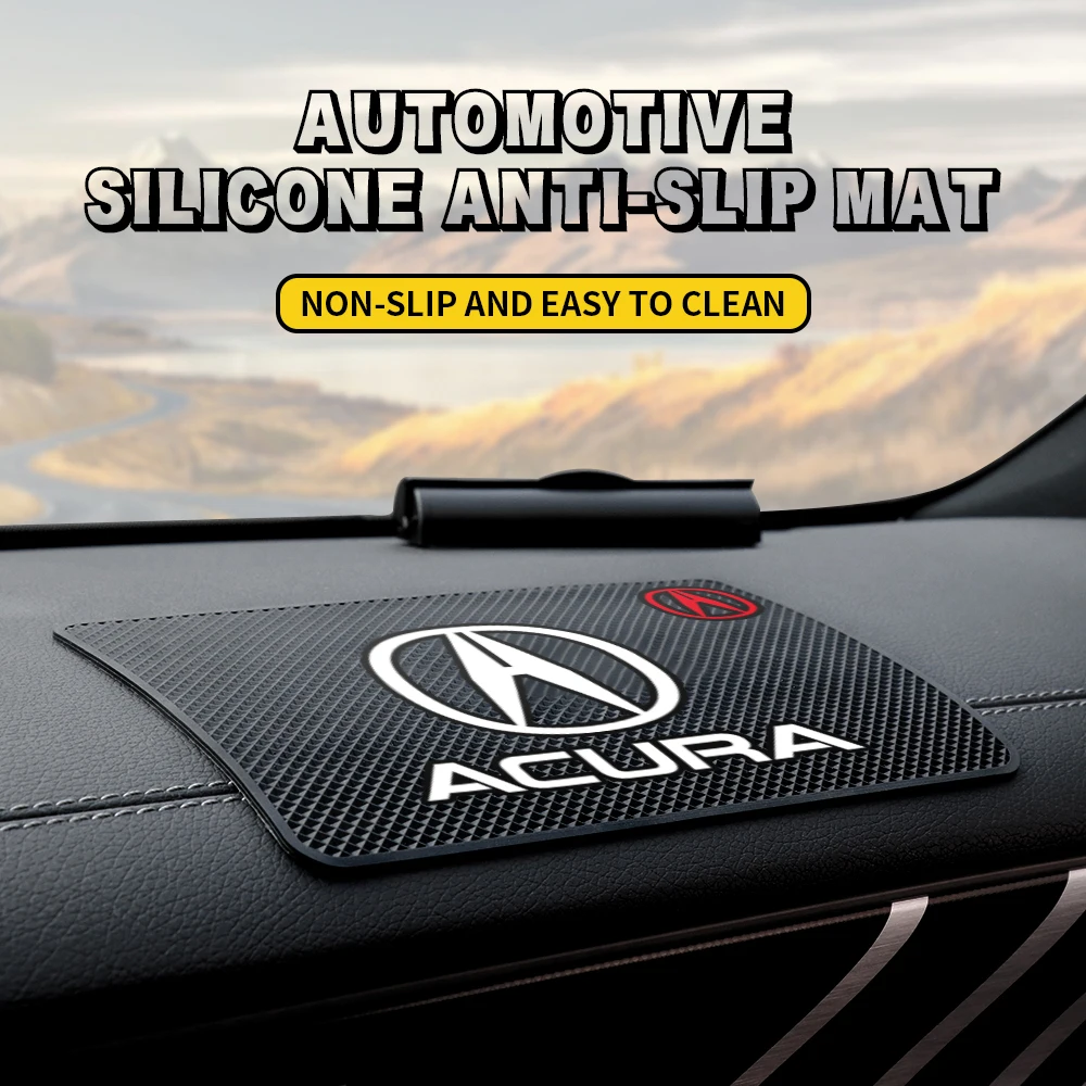 

Car Styling Silicone Anti-slip Pad Dashboard Non Slip Mat Decor For Acura CL CDX CSX EL ILX Integra Legend MDX YD NSX RDX RL RLX