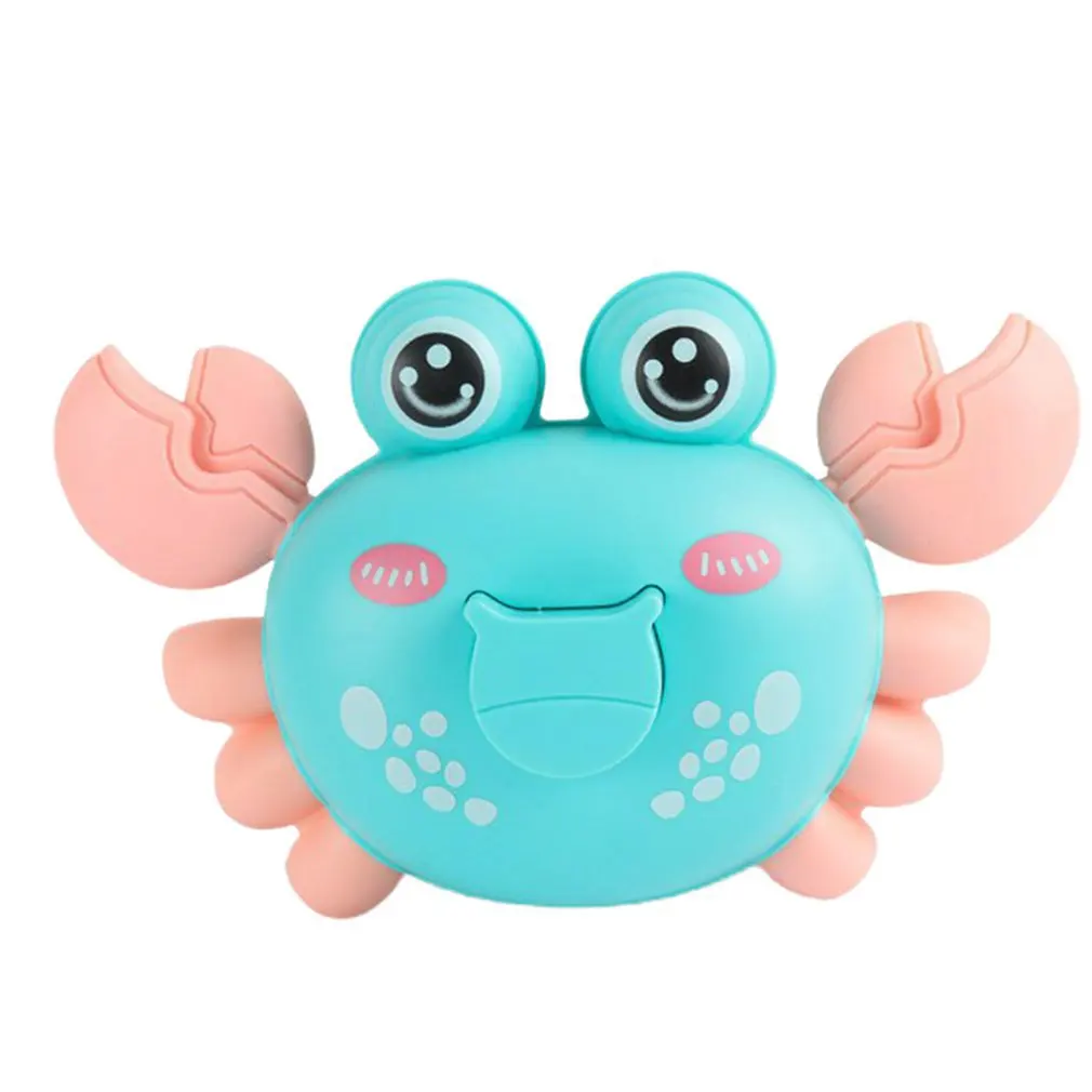 

Заводные игрушки-крабы для ползания, милые Мультяшные Классические заводные Детские Игрушки для ванны с животными, разные цвета