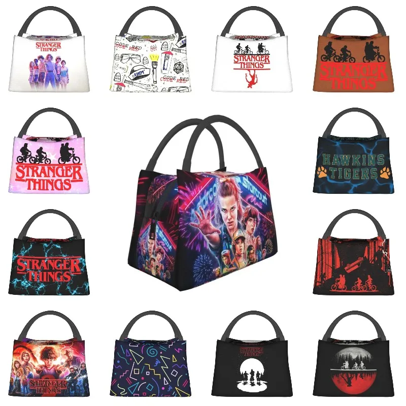 

Модные термоизолированные сумки для ланча «очень странные дела», Портативная сумка для ланча для ТВ-шоу, многофункциональная коробка для е...