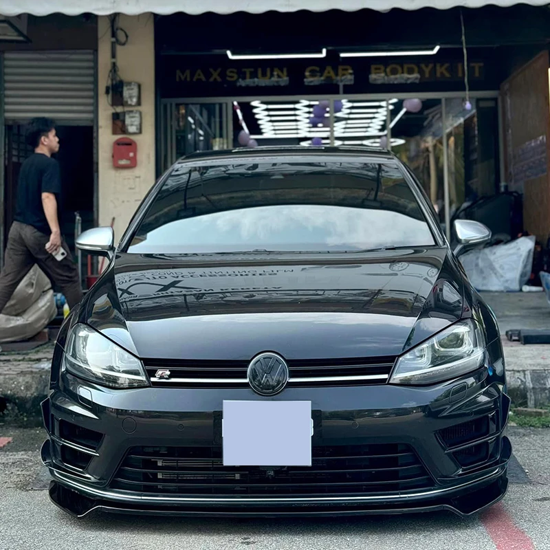 MAXTON Stylespoiler колпачок для Volkswagen Golf Mk7 R-line 2012-2017 автомобильный передний бампер губа