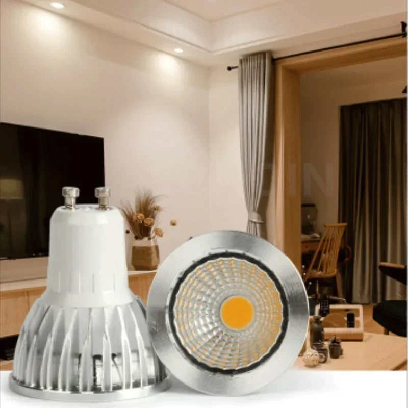 1-10X Светодиодная лампа Lampada GU10 COB Bombillas светодиодная 220 В 240 Прожектор 9 Вт 12 15 Led GU 10