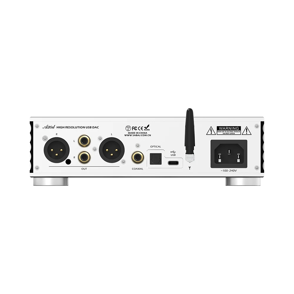 Bluetooth LDAC MQA-CD Audio DAC Sabaj A20d 2022 версия ES9038PRO OPA1612 XU216 Apt-XHD XLR RCA DSD512 поддержка наушников |