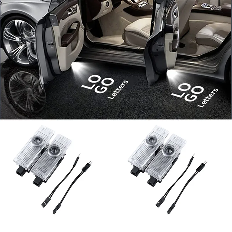 

For E39 E53 E52 528i LED 3D Car Door Welcome Lamp Auto Emblem Ghost Shadow Courtesy Laser Logo Projector Light Luces 12V New