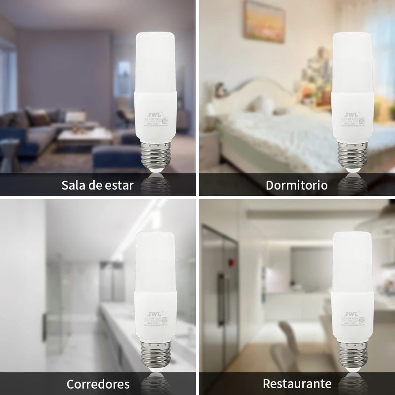 JWJ E27 Светодиодный квадратный светильник 9 Вт 15 высокая мощность и