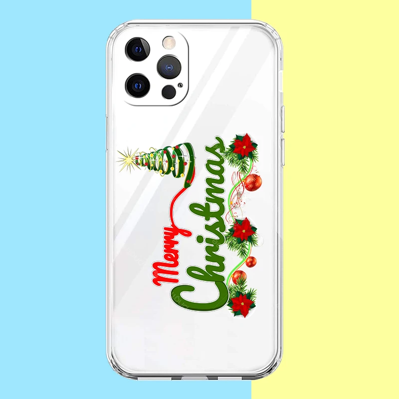 Чехол для телефона с надписью &quotMerry Christmas&quot Xiaomi Mi Poco F3 X3 X4 GT NFC M3 M4 11 Ultra 12 11X 11i Pro Lite 5G