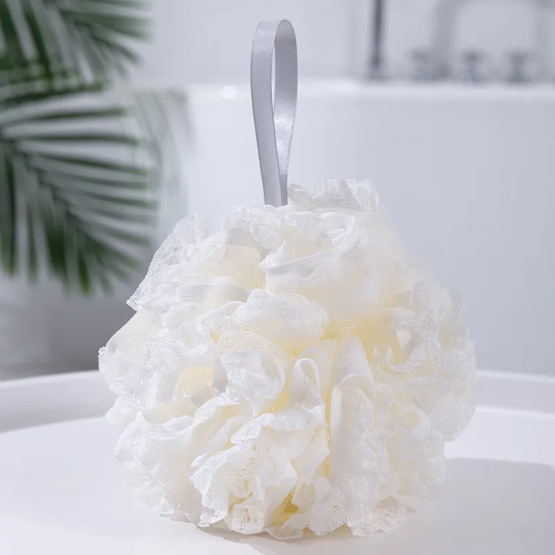 

Lace Atmospheric Cute Large Bath Ball Does Not Disperse Bath Flower Cute Girl Bath Bubble Ball Rubbing Back Bath Artifact