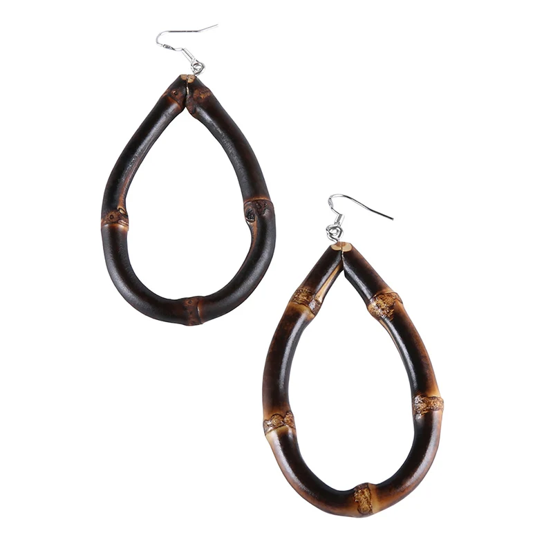 Новинка 2023 года Nilerun винтажные ретро уникальные серьги ручной работы из черного