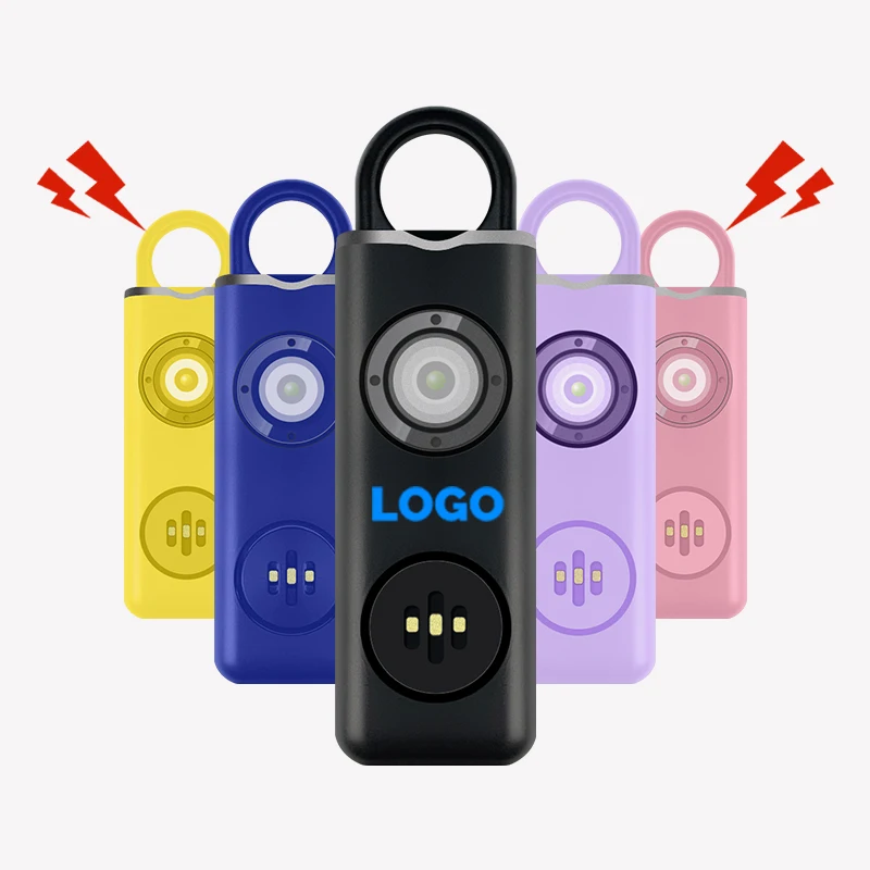 

New130DB перезаряжаемый портативный аварийный SOS безопасность самооборона Будильник брелок персональная сигнализация для женщин детей пожилых людей