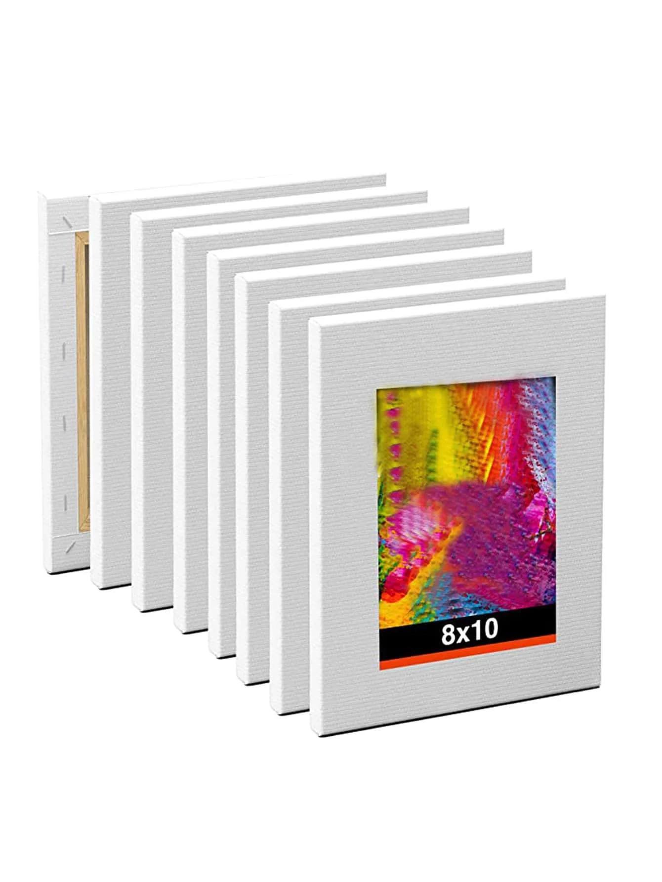 Bview Art Холсты для рисования 8x10 дюймов 100% хлопок грунтованные