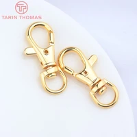 477110pcs 38 5mm 24k gold color zinc alloy necklace bracelet connector clasps high quality diy jewelry making finding