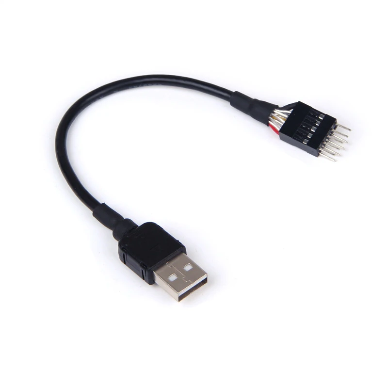 

9-контактный штекер-Внешний USB A штекер ПК материнская плата Внутренний кабель для передачи данных