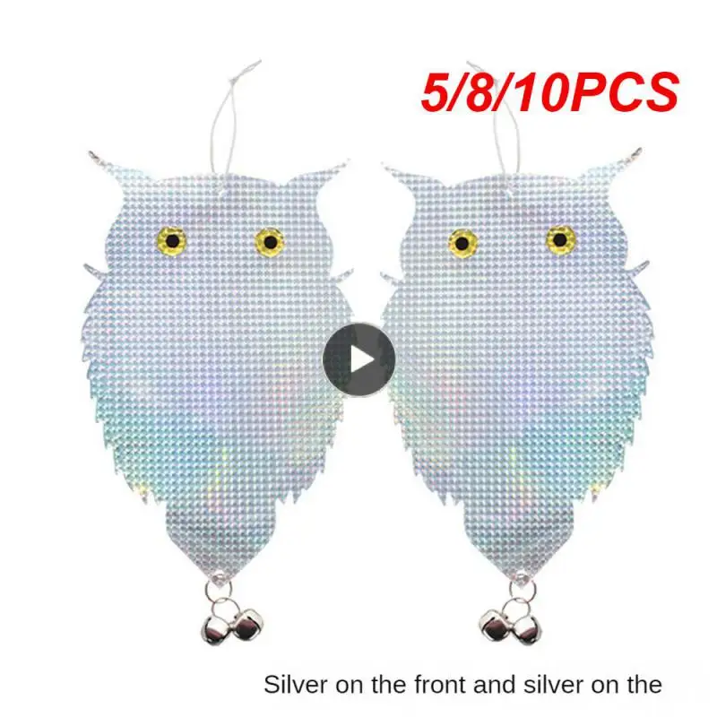 

5/8/10PCS New Owl Shape Balcony Bird Repellent Bird-repellent Owl Bird Repellent Agricultural Orchard Garden Bird Repellent