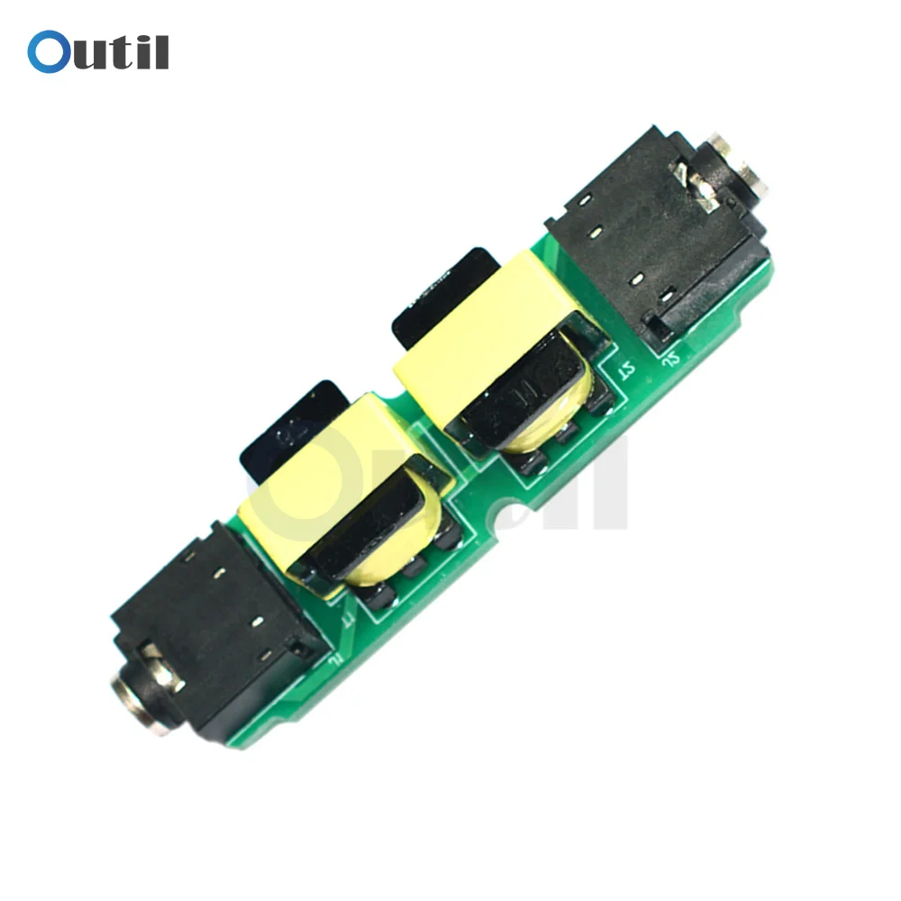 Audio Filtering Isolation Noise Common Ground Reduction Module 3.5mm 20-20Khz Spectrum Analysis Noise Reduction board for audio