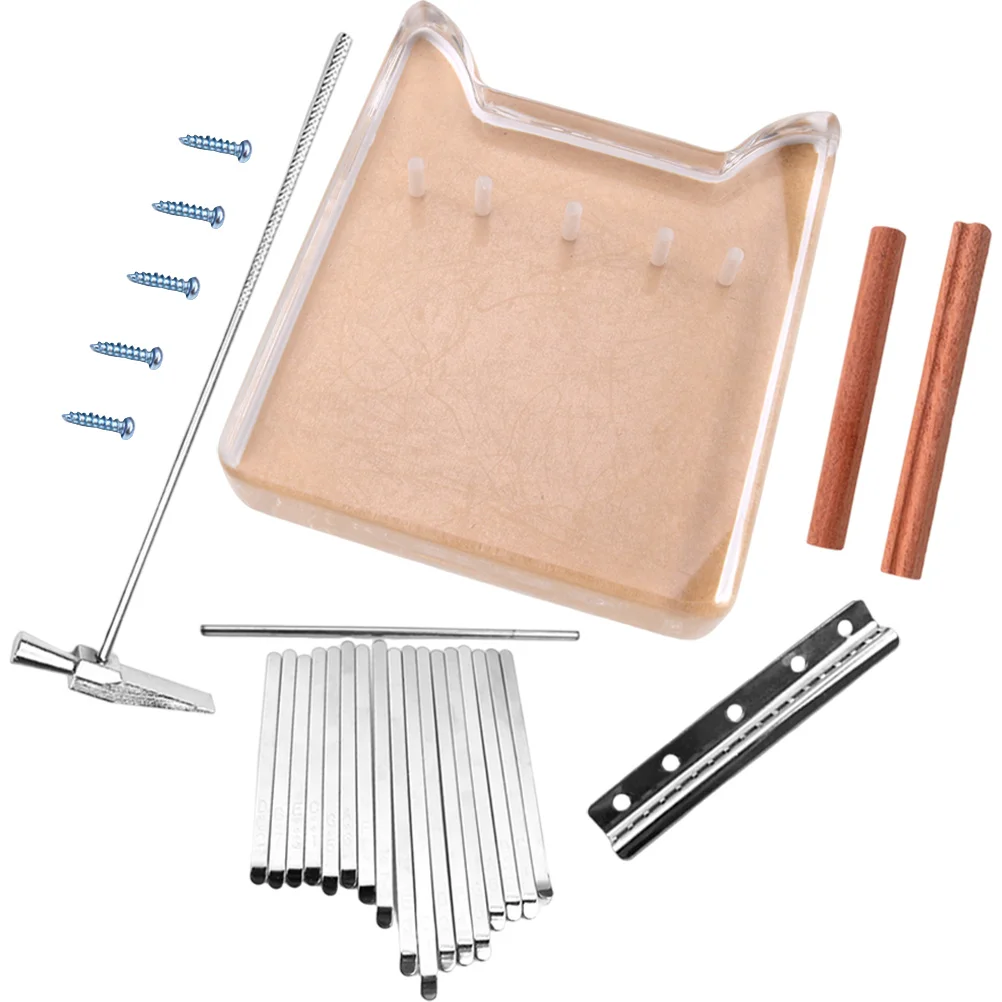 

1 Set Kalimba 17-key Thumb Piano Portable Kalimba Vintage Style Kalimba Supply