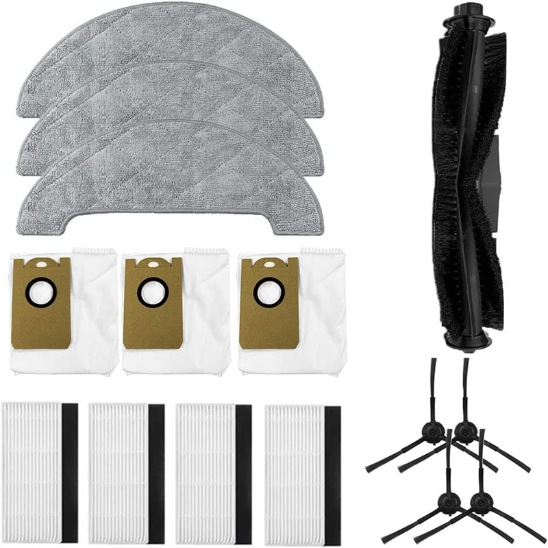 

Accessory Kit For Proscenic M7MAX M8 Robot Vacuum Cleaner Filters Mop Pads Dust Bags Brush