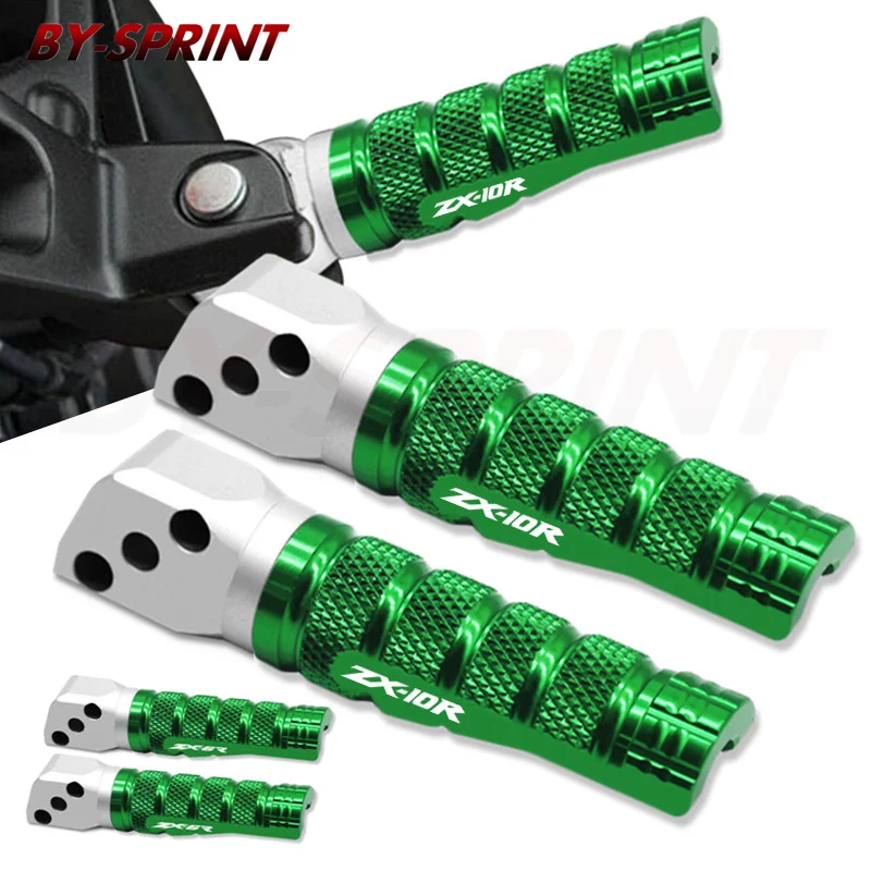 

Green Passenger Foot Peg For Kawasaki Ninja ZX-6R ZX-10R ZX 6R/10R/ABS 2005-2015 Motorcycle CNC Rear Footrests Foot Pegs