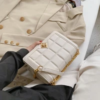 vintage square armpit bag fashion new high quality pu leather women designer handbag travel chain shoulder messenger bag