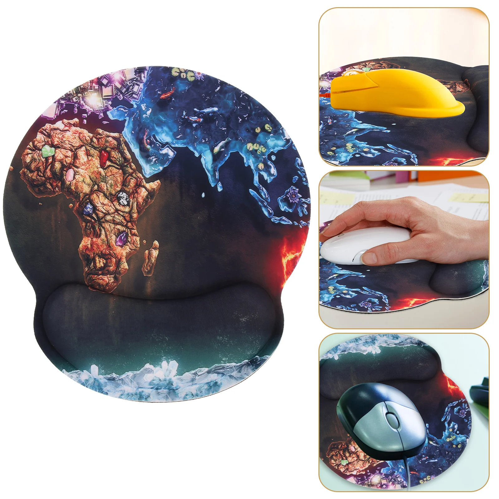 

Wrist Rest Support Mouse Pad Keyboard Gaming Palm Mousepad Hand Ergonomic Cushion Laptop Typing Pads Desk Desktop Cute Pillow