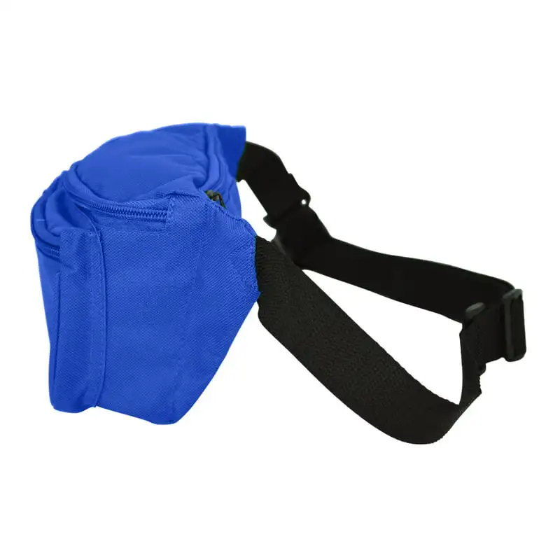 

Concealer Royal Blue Fanny Pack With 3 Pockets Traveling Belt Pouch Waist Wallet - Perfect for Hands-Free Travel & Shopping
