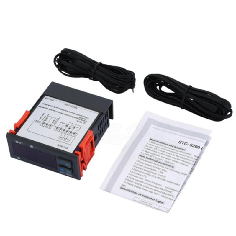 

STC-9200 Digital Temperature Controller Thermostat Regulator Thermoregulator with Refrigeration Defrost Fan