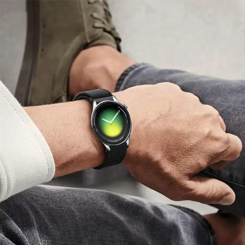 Фото Нейлоновый плетеный ремешок для Xiaomi Watch 5 S5 S4 S3 S2 S1 Color 2-1 S4 Sport с парашютной пряжкой и петлей, ремешок для OPPO Watch X/X2/X3/S Correa №4