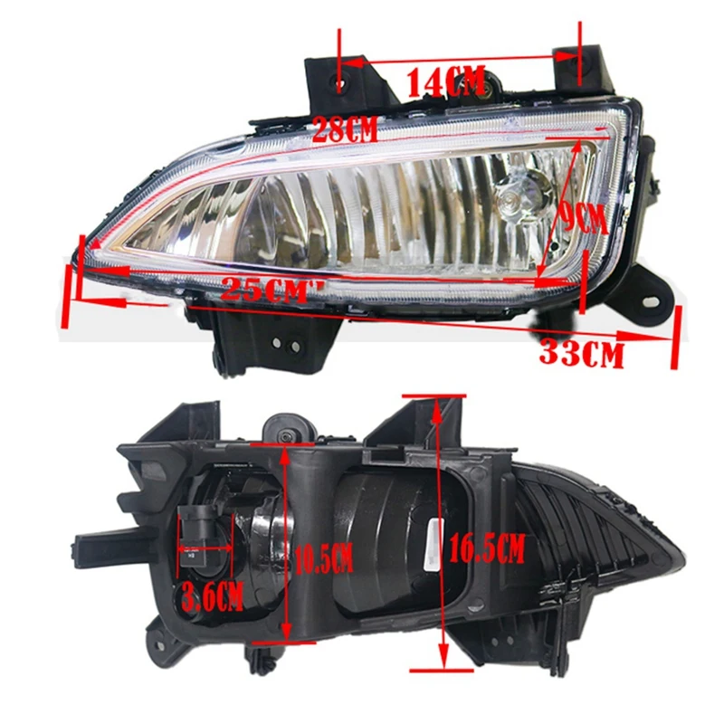 Передняя противотуманная фонарь Φ дневная в сборе для Hyundai Ix35 2013-2016 92202-2Z500