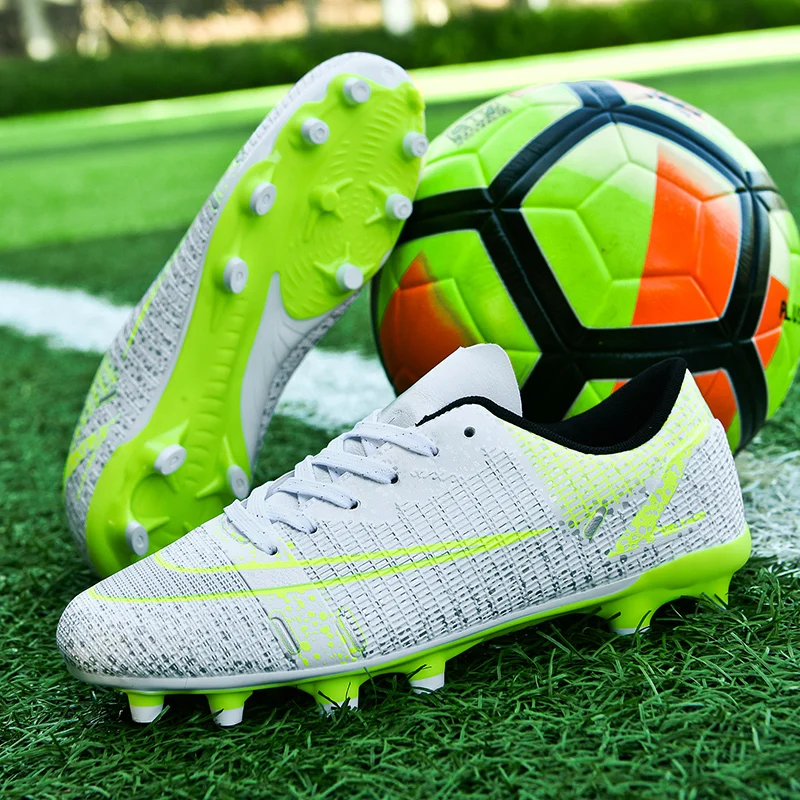 TF/AG Lightweight Professional Breathable Football Shoes For Both Men And Women Youth  Outdoor Indoor Grass Training Sports Shoe