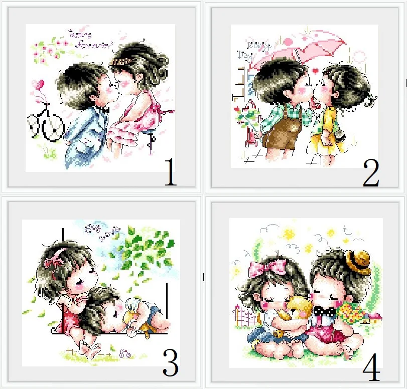 

Набор для вышивки крестиком M201057Home Fun, комплект для поздравления, вышивки, новый стиль, Joy Sunday