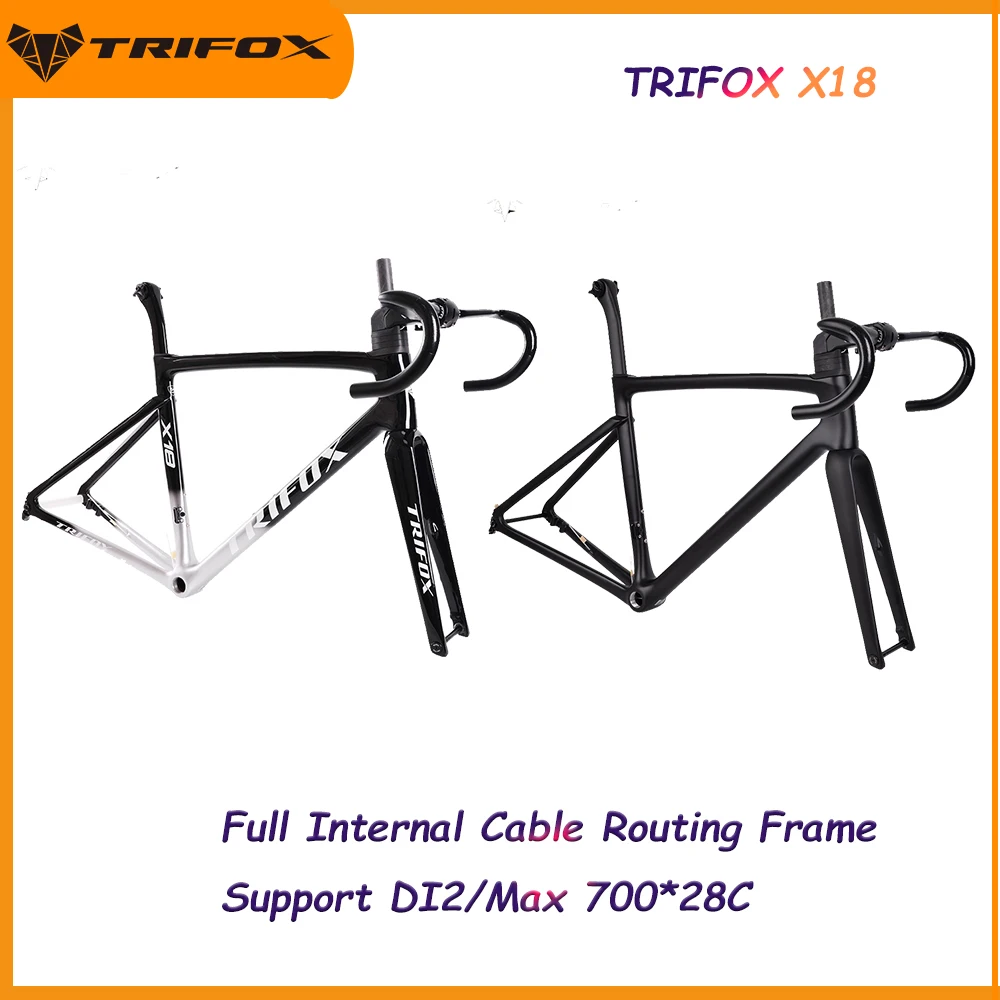 TRIFOX карбоновая резьба BSA BB68 плоский монтажный диск Di2 группа 700 * 28C рама гоночного