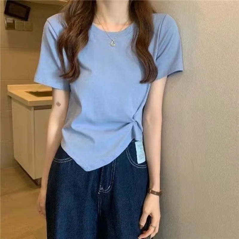 Футболки для женщин, одежда, футболки с графическим рисунком в стиле Харадзюку, Лидер продаж, аниме, весна-лето, Корейская версия, дышащие, Лидер продаж