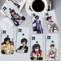 code geass lelouch phone case transparent for xiaomi redmi note x f poco 10 11 9 7 8 3 i t s pro cover shell coque