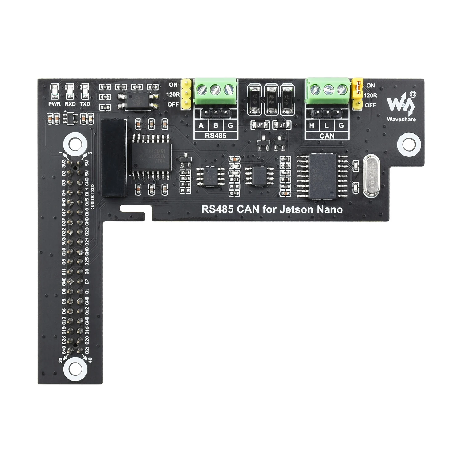 Плата расширения RS485 CAN BUS для Nvidia Jetson Orin Nano Developer Kit B01 защитный щиток аксессуары