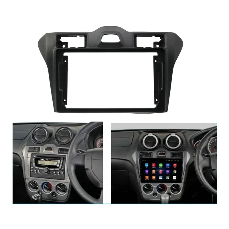 НОВЫЙ 9-дюймовый автомобильный радиоприемник DVD-плеер рамка для Ford Figo 2009-2012