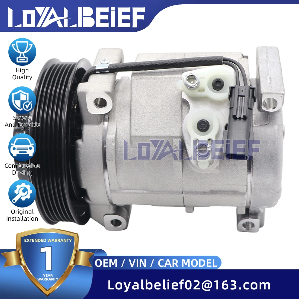 Фото Компрессор кондиционера 10S20C для Dodge Caravan 2001-2007 гг., 2.4L, 5005410AA, 05005410AD, 5005110AA, 5005410AC, 447220-3442, 447220-5315 №5