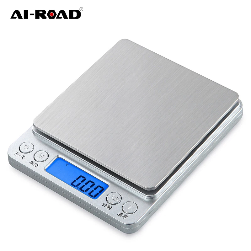

Портативные Кухонные весы AI-ROAD, точные электронные цифровые весы, карманные мини-весы, почтовые украшения, измерение веса, 500 г