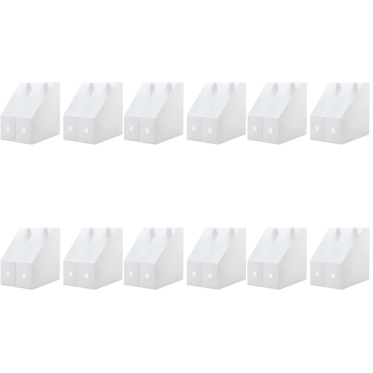 

12 Pcs Desk Organizers Desktop Document Storage Racks Files Organizers File Holders