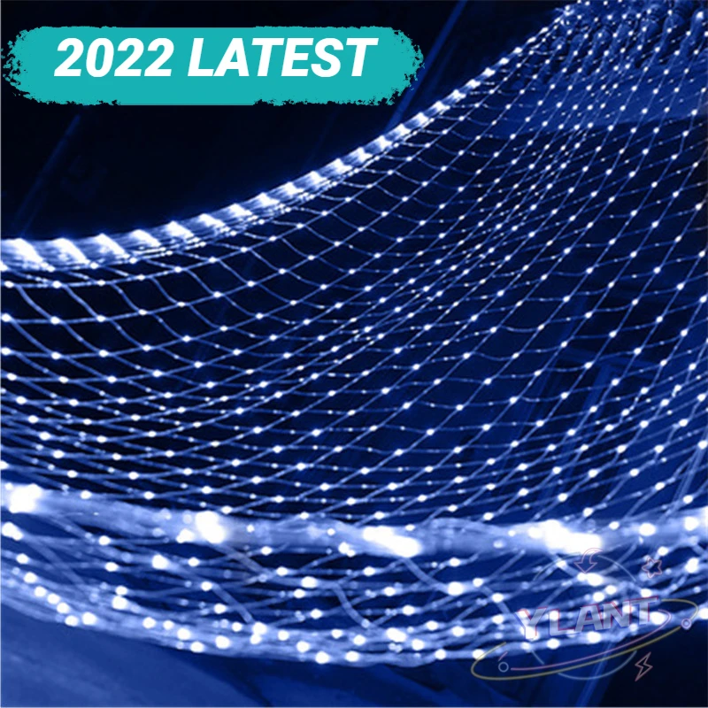 

YLANT Fairy Lights Led Fishing Net Lights Outdoor Park Garden Christmas Decoration Garland Holiday Lighting Led String Lights