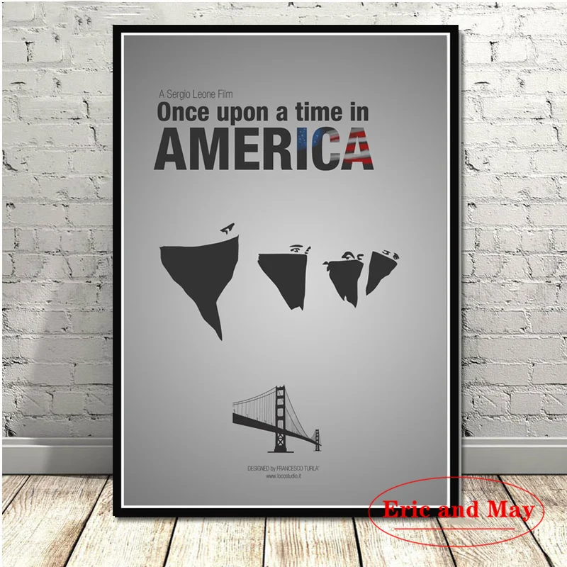 

Once Upon a Time in America Classic Movie Canvas Painting posters and prints Pictures On The Wall Cuadro Decorativo