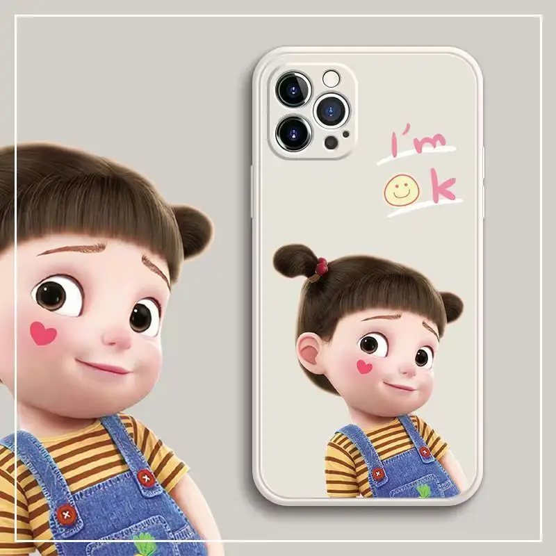 

Expression girl Case For iPhone 13 Case Silicon For iPhone 11 12 13 Pro Max XR 7 8 11 Pro X XS Max Plus Mini Phone Cover