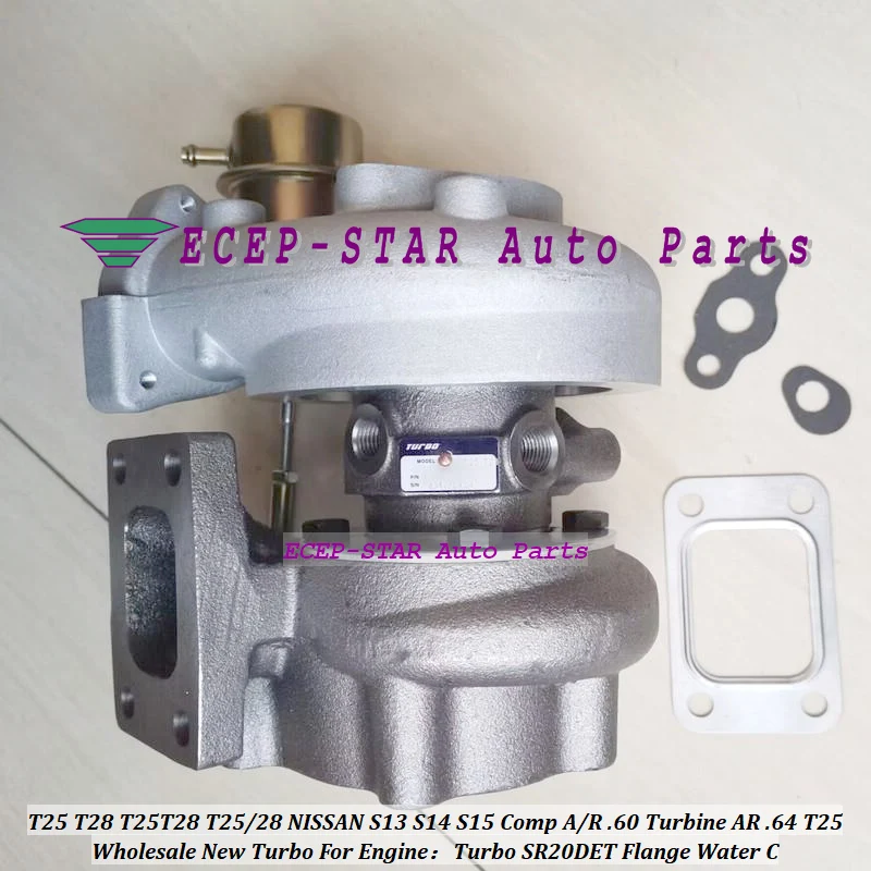 BBB Turbo T25T28 T25/28 T25 T28 для NISSAN Silvia Bluebird S13 S14 S15 180SX 200SX 1.8L 2.0L Com A/R .60 Турбина .64