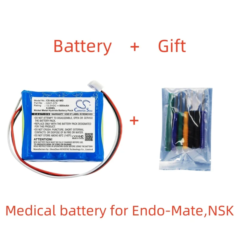 Аккумулятор Ni-MH для Endo-Mate NSK 12 0 В 800 мАч NE169 EM13M X-SMARTU421-070