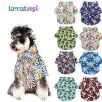 dog clothes hawaiian style beach dog shirts summer fashion dogs vest for chihuahua french bulldog puppy t shirts pet clothing