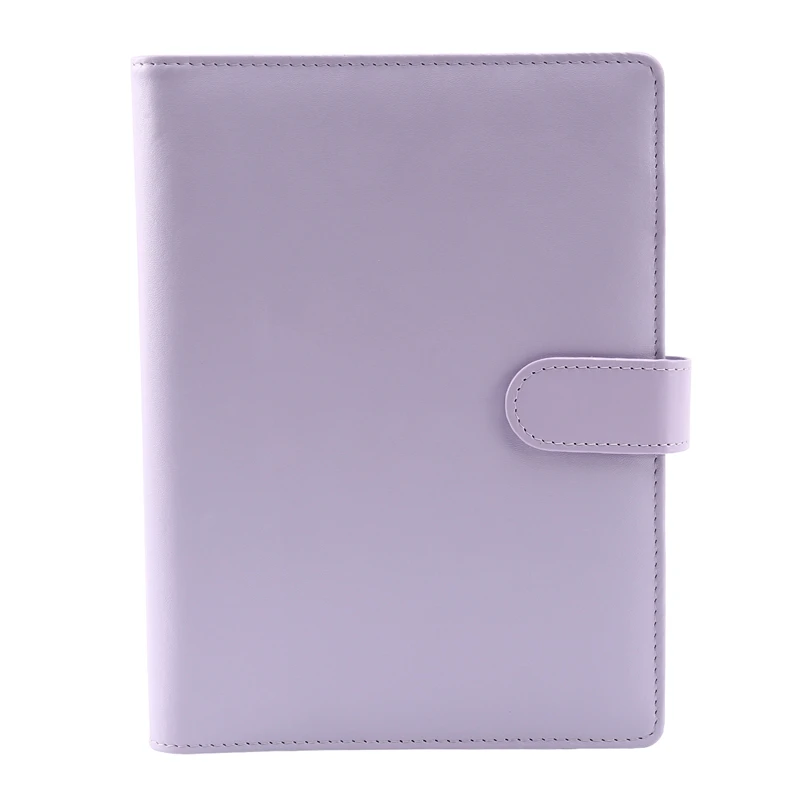 

A5 Leather Notebook Binder With 16Pcs A5 Plastic Binder Pockets, Budget Envelope System,A5 Budget Planner Binder Cover