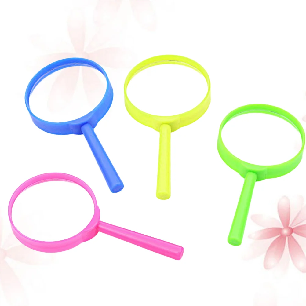 

6 Pcs Lightweight Child Kidcraft Playset Magnifier Kids Colorful Magnifying Glass