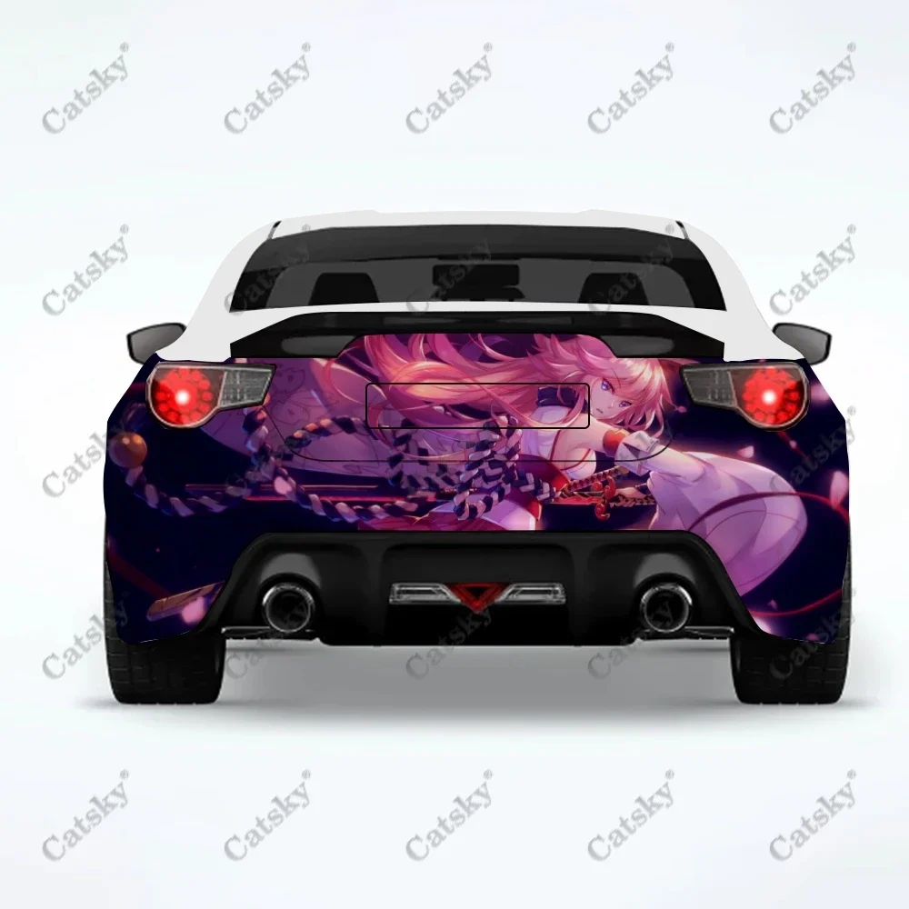 Автомобильная наклейка Yae Sakura Houkai Gakuen модификация заднего внешнего вида