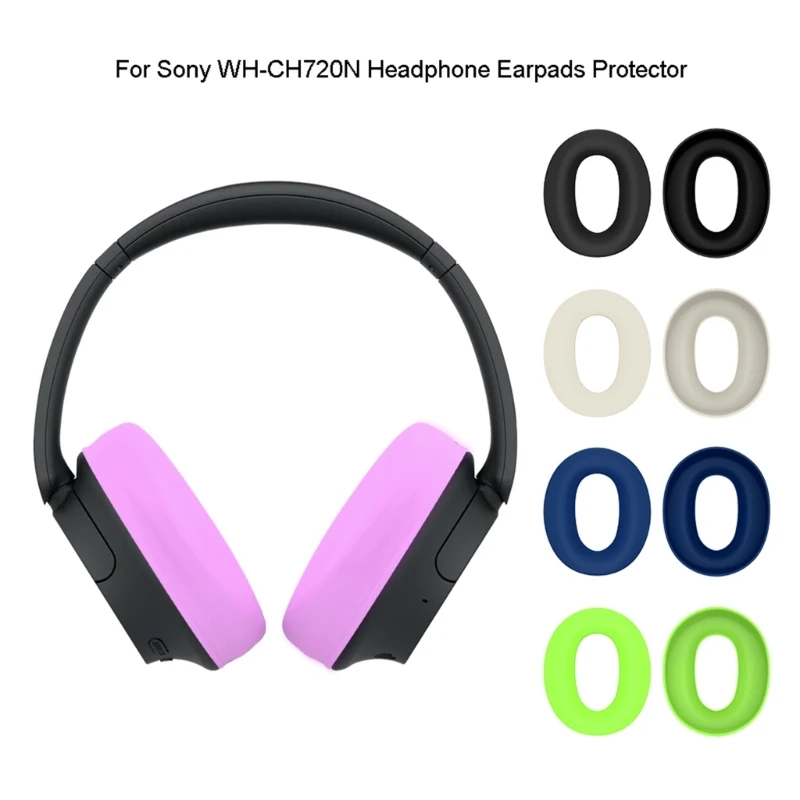 

Защитный силиконовый чехол для наушников, защитные колпачки для Sony WH-CH720N, пылезащитный и моющийся чехол для наушников