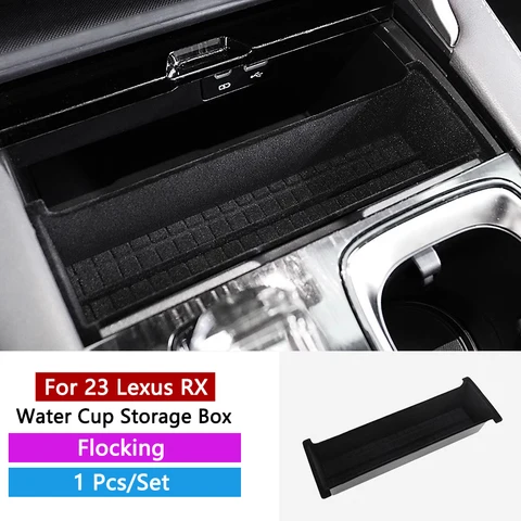 QHCP ящик для хранения приборной панели автомобиля, лоток для экрана центральной консоли, органайзер для Lexus RX300 350h 2023-2025, аксессуары для интерьера