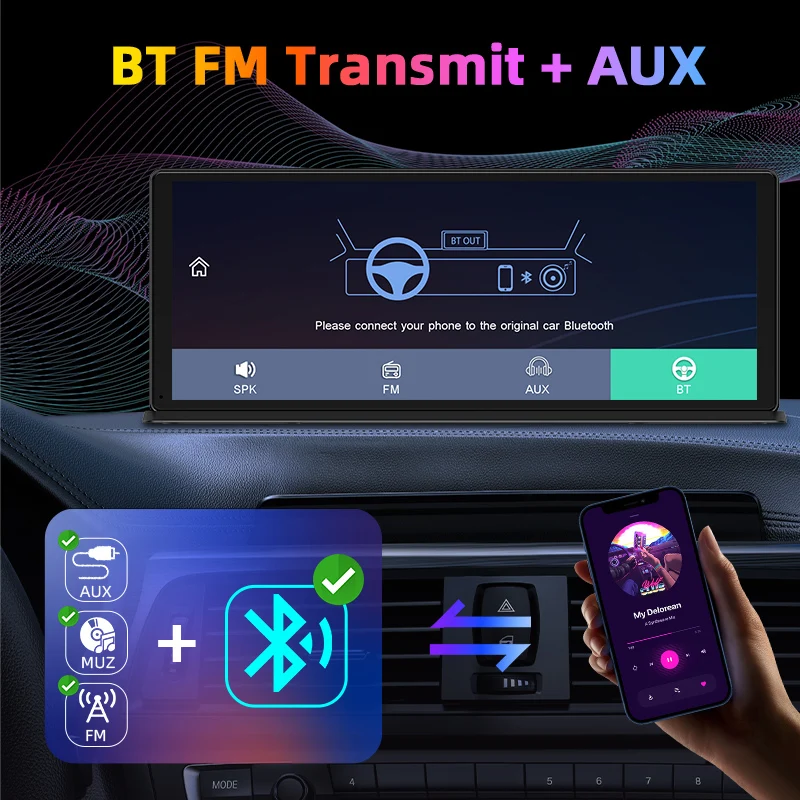 11 3-дюймовый 4K оригинальный автомобильный стиль видеорегистратор беспроводной